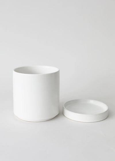 Romey Pot 4", White