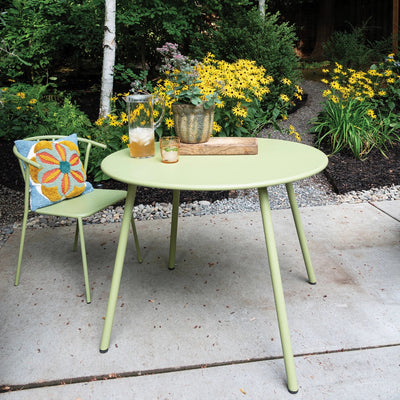 Metal Indoor/Outdoor Table, Green