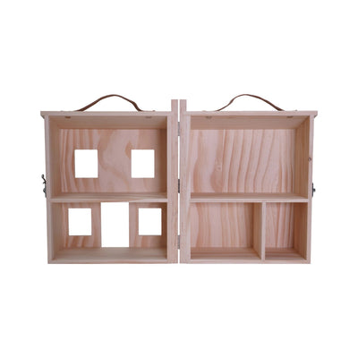 Folding Wooden Dollhouse