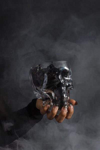 Reaper Glass Skull Pot