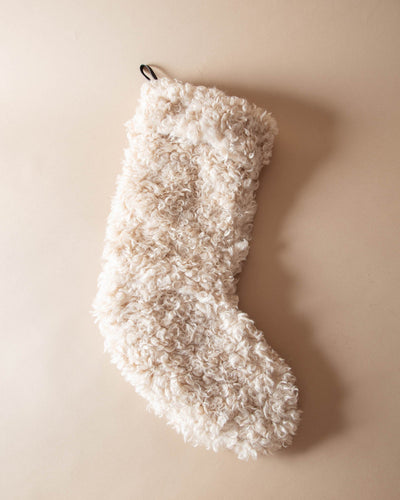 20"H Sherpa Fabric Stocking