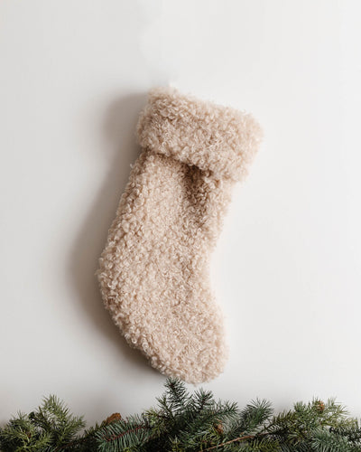 20"H Sherpa Fabric Stocking