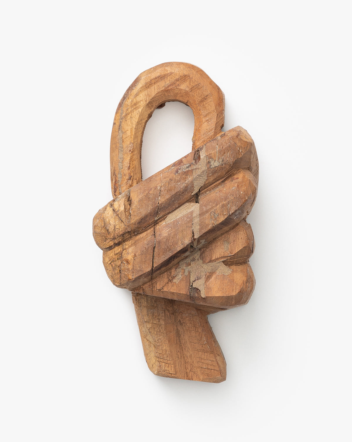 Hand-Carved Reclaimed Wood Knot Décor