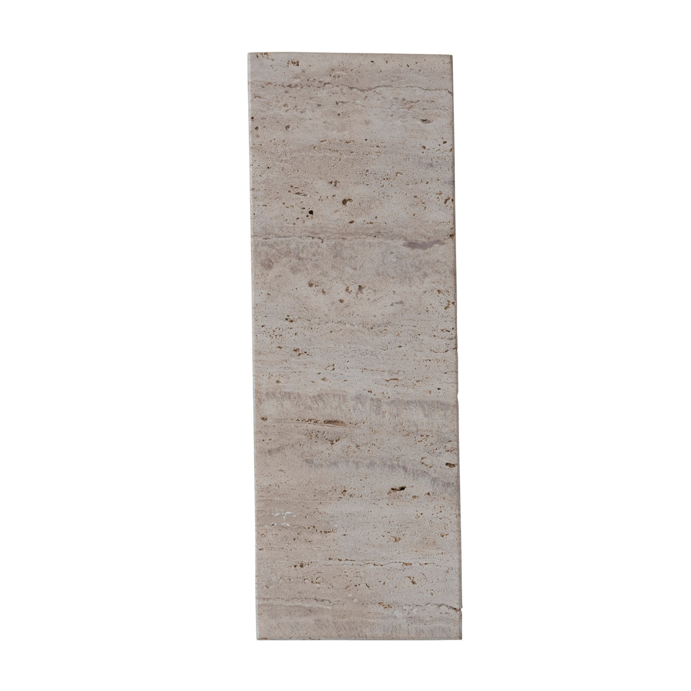 Travertine Footed Serving Board, Beige