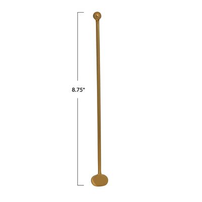 Stainless Steel Cocktail Stirrer, Antique Brass