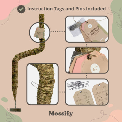 Mossify 16" Bendable Moss Pole