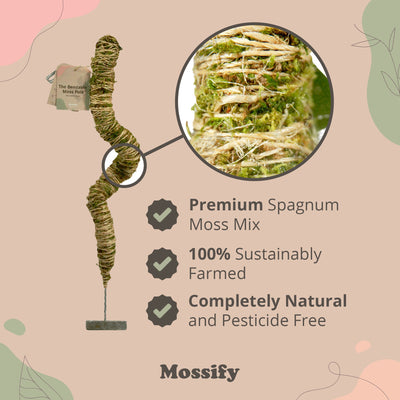 Mossify 30" Bendable Moss Pole