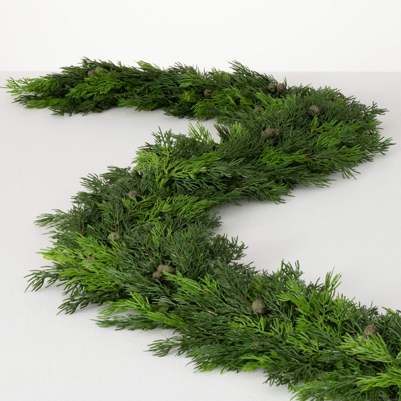 6' L Lush Cypress & Berry Garland