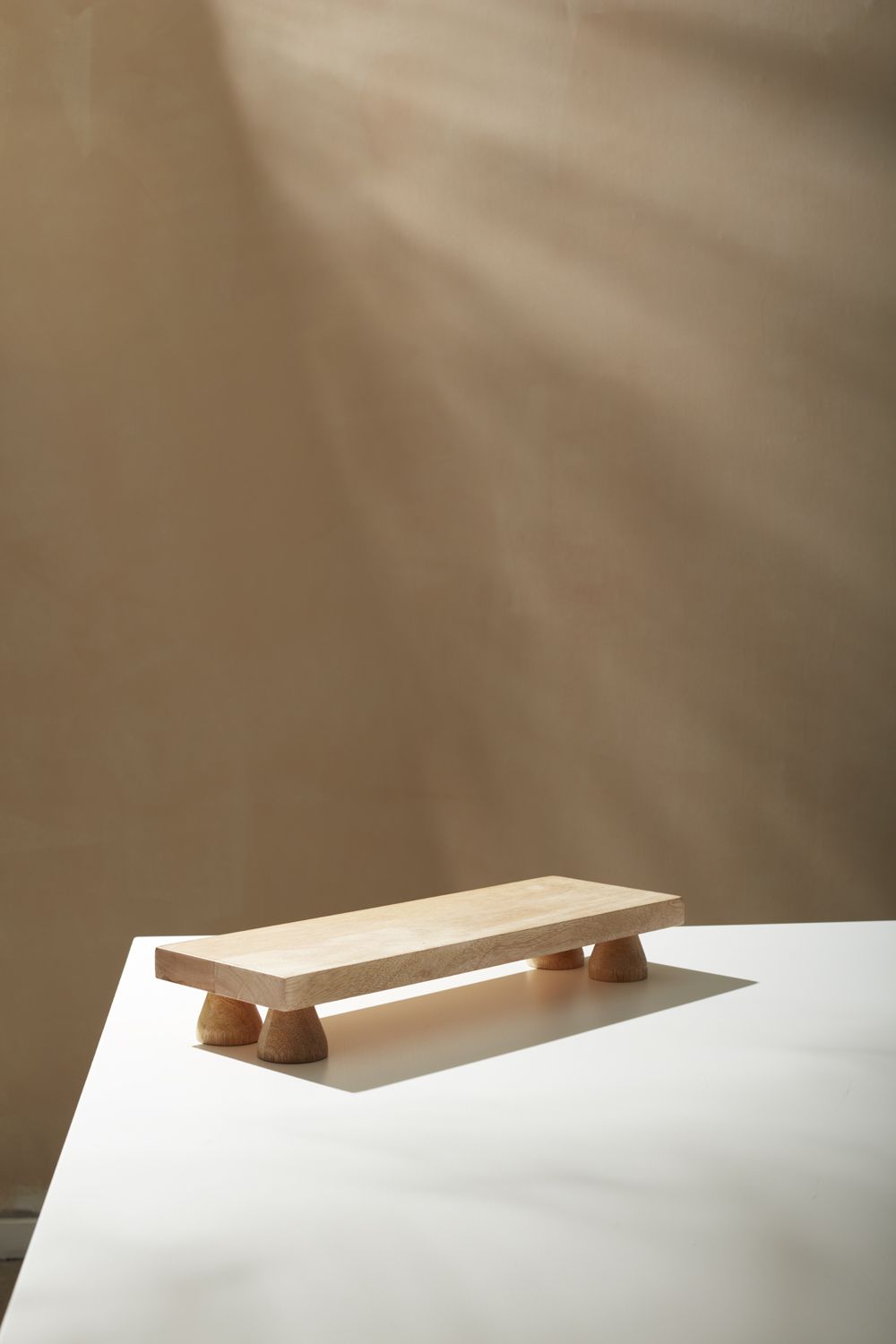 Corzo Wooden Rectangular Stand