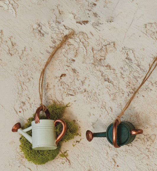 Resin Watering Can Ornament