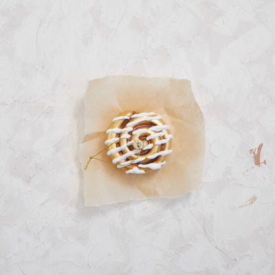 Glass Cinnamon Roll Ornament