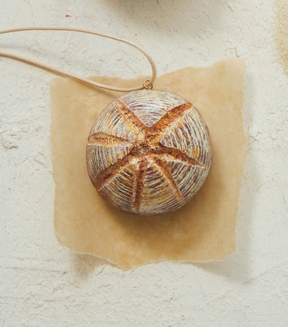 Resin Sourdough Bread Loaf Ornament