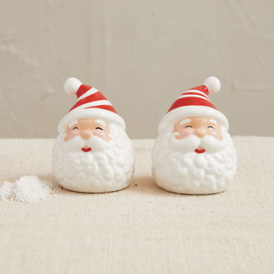 Ceramic Santa Salt & Pepper Shakers