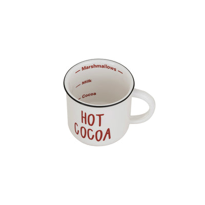 16 oz. Enameled Mug "Hot Cocoa"