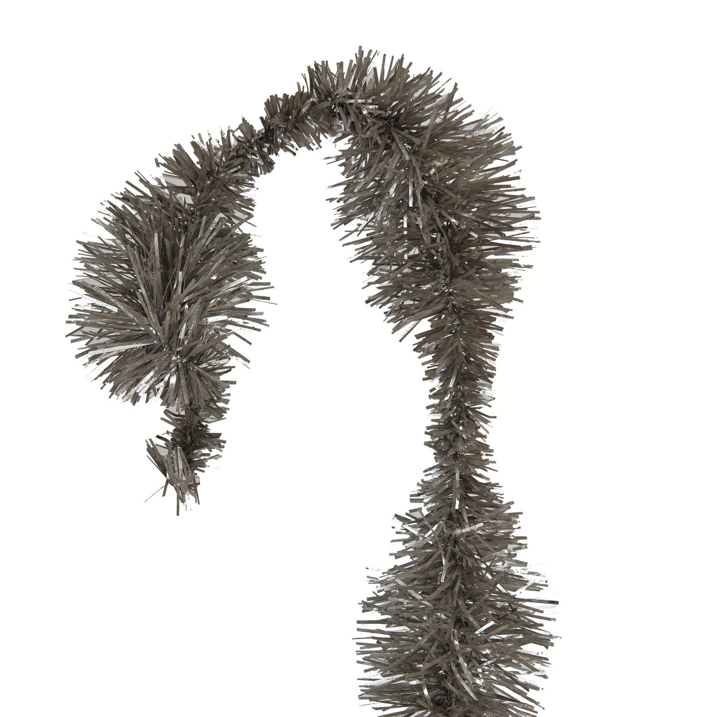 Tinsel Garland, Antique Silver Finish