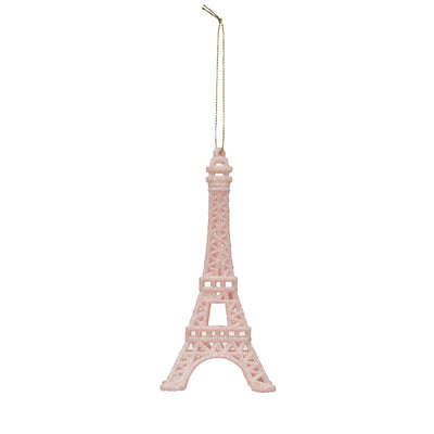 Eiffel Tower Ornament, Pink