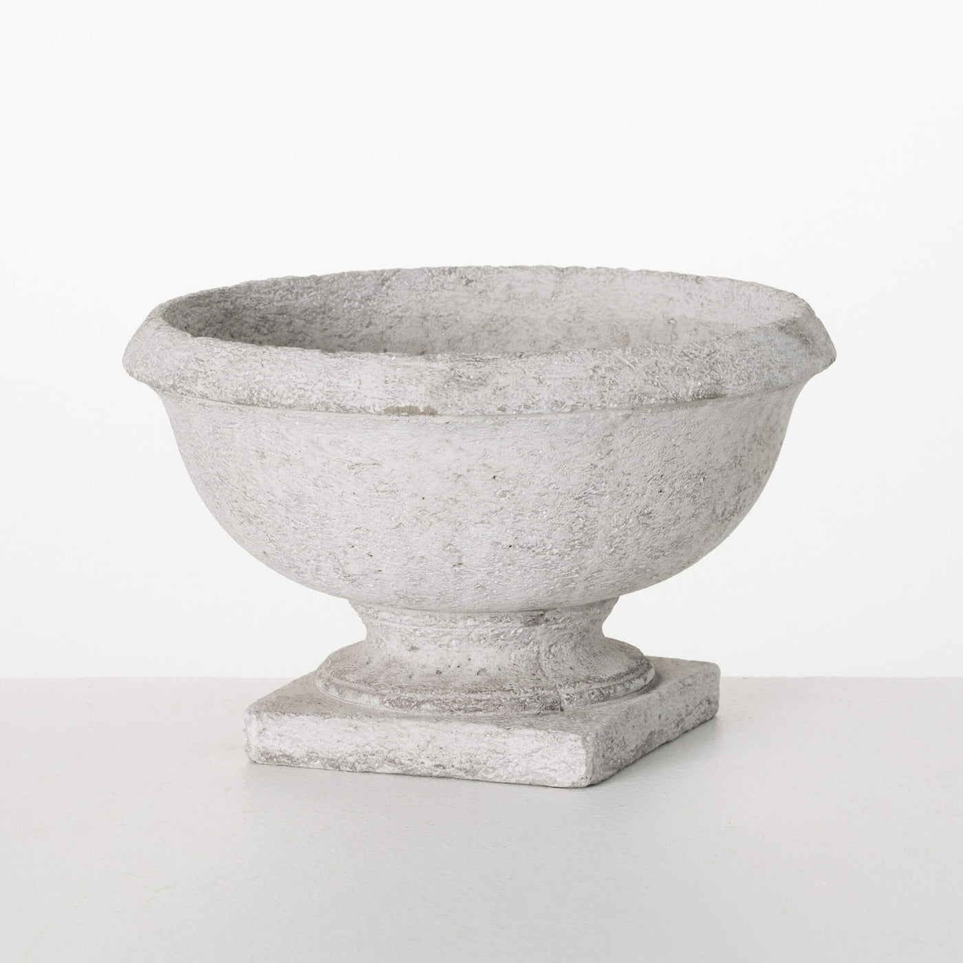 Cement Urn Pedestal, Large