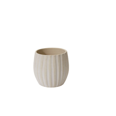 Arid Ribbed Outdoor Pot, Small