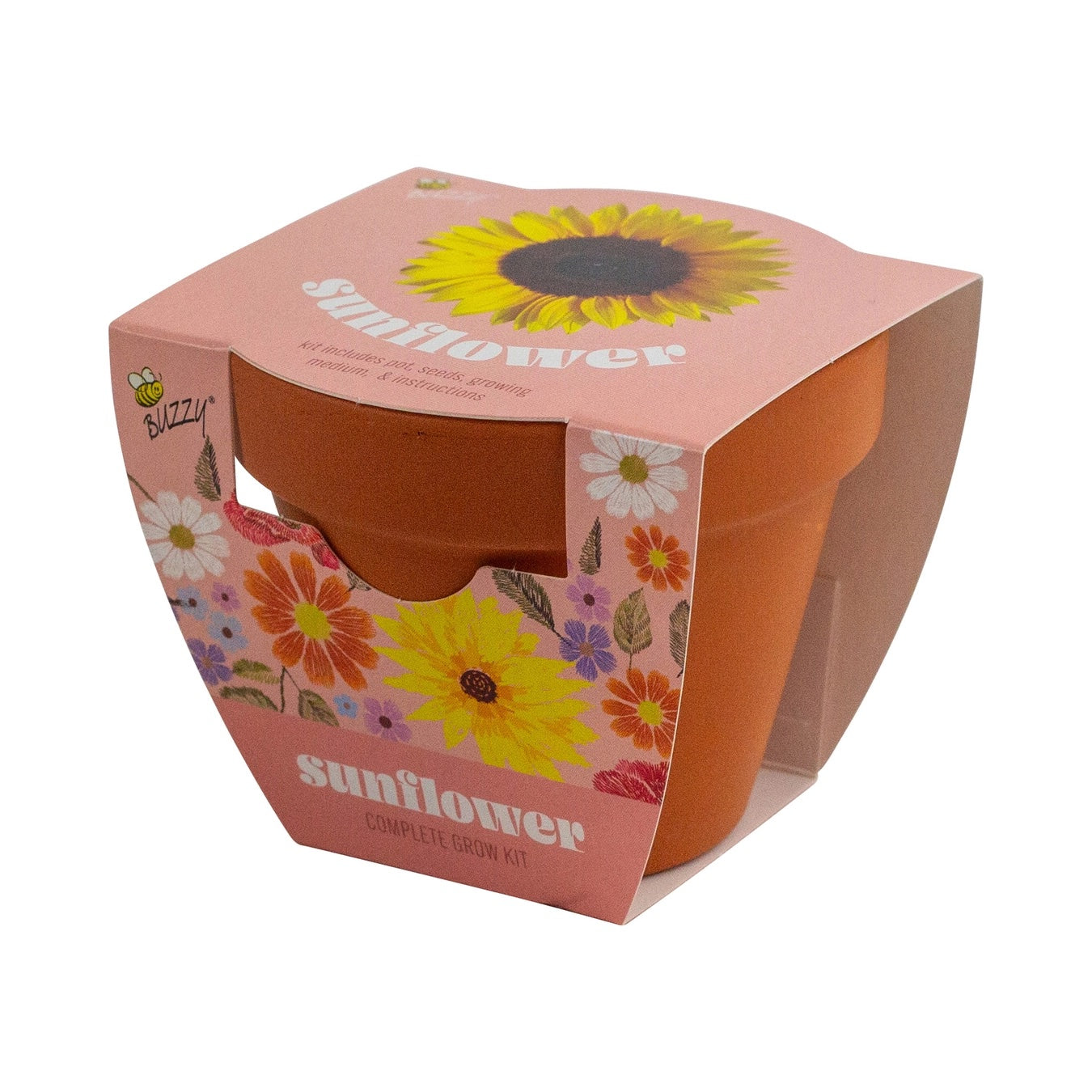 Organic Sunflower Terracotta Grow Kit