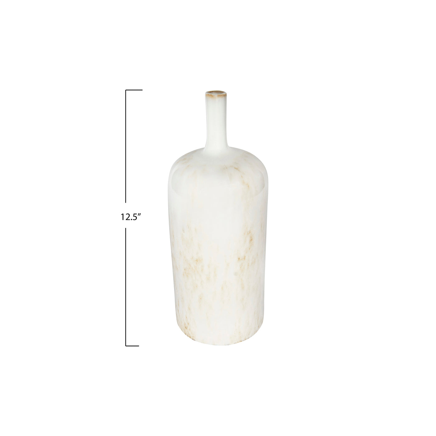 Stoneware Vase with Glaze, Large