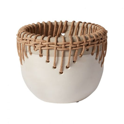 White Hideaway Pot, Small