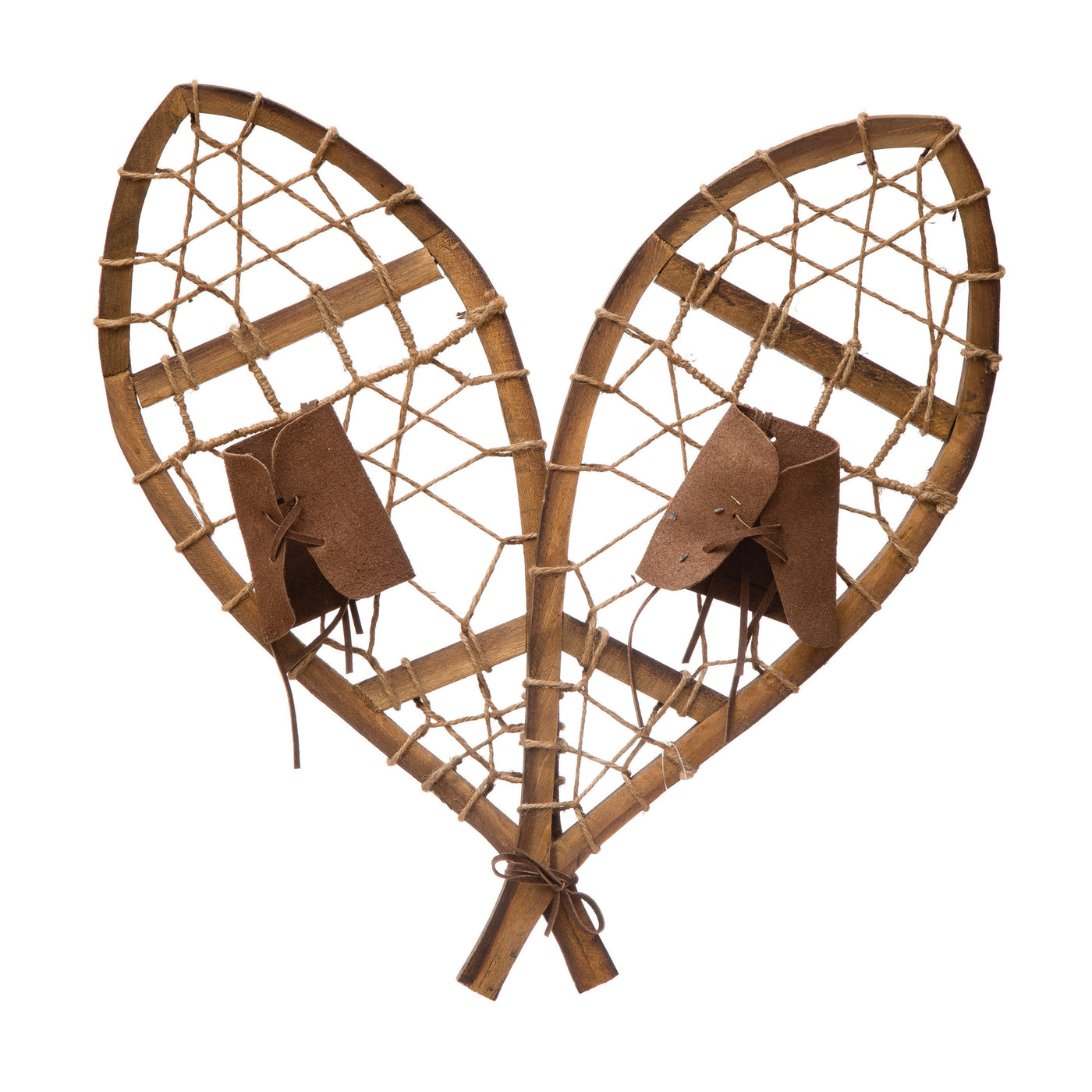 Wood Snowshoes Decor, Natural