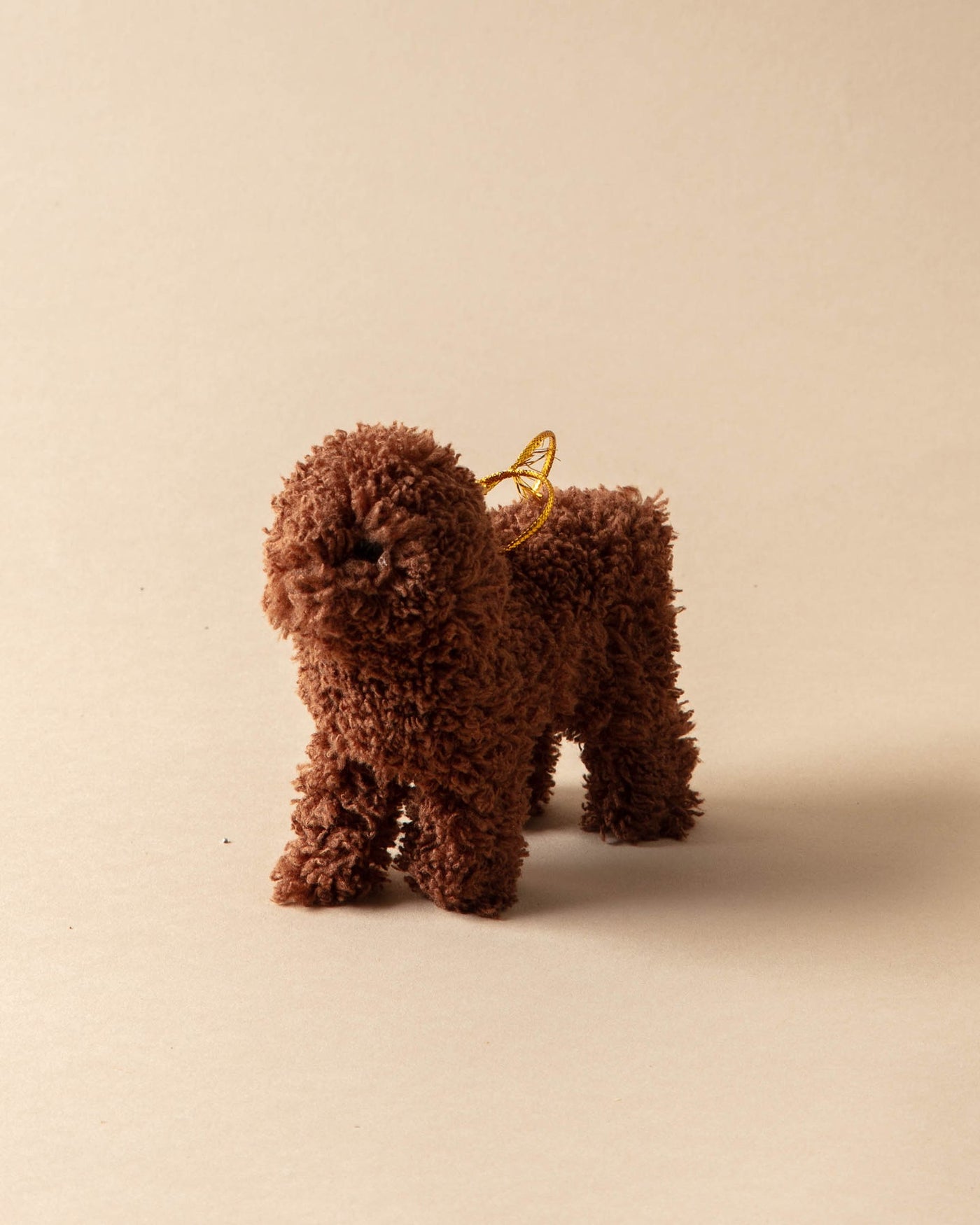 Faux Fur Poodle Ornament