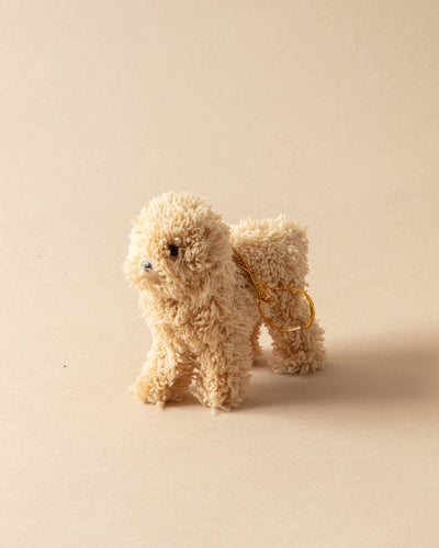 Faux Fur Poodle Ornament