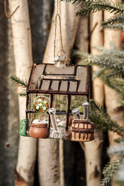 Greenhouse Glass Ornament